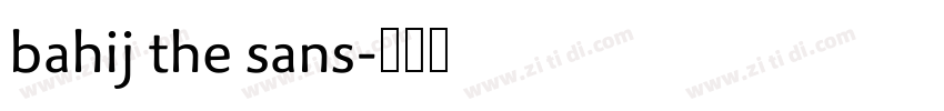 bahij the sans字体转换
